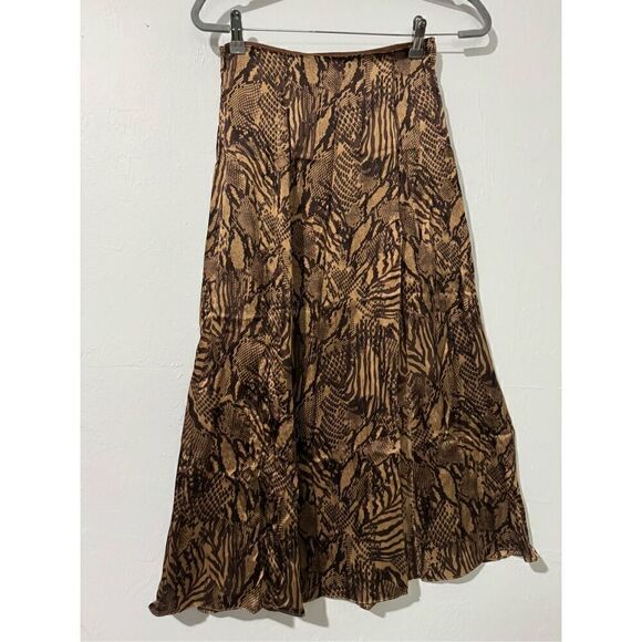 Wilfred 100% silk snake print front slit 2 - Picture 8 of 9